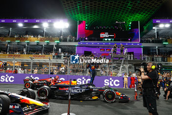 2024-03-09 - 01 VERSTAPPEN Max (nld), Red Bull Racing RB20, action, during the Formula 1 STC Saudi Arabian Grand Prix 2024, 2nd round of the 2024 Formula One World Championship from March 7 to 9, 2024 on the Jeddah Corniche Circuit, in Jeddah, Saudi Arabia - F1 - SAUDI ARABIAN GRAND PRIX 2024 - FORMULA 1 - MOTORS