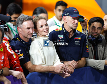 2024-03-09 - HORNER Christian (gbr), Team Principal of Red Bull Racing, portrait, and Geri Halliwell, during the Formula 1 STC Saudi Arabian Grand Prix 2024, 2nd round of the 2024 Formula One World Championship from March 7 to 9, 2024 on the Jeddah Corniche Circuit, in Jeddah, Saudi Arabia - F1 - SAUDI ARABIAN GRAND PRIX 2024 - FORMULA 1 - MOTORS