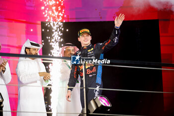2024-03-09 - VERSTAPPEN Max (ned), Red Bull Racing RB20, portrait, podium, during the Formula 1 STC Saudi Arabian Grand Prix 2024, 2nd round of the 2024 Formula One World Championship from March 7 to 9, 2024 on the Jeddah Corniche Circuit, in Jeddah, Saudi Arabia - F1 - SAUDI ARABIAN GRAND PRIX 2024 - FORMULA 1 - MOTORS