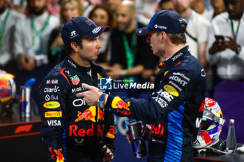 2024-03-09 - PEREZ Sergio (mex), Red Bull Racing RB20, portrait, VERSTAPPEN Max (ned), Red Bull Racing RB20, portrait, during the Formula 1 STC Saudi Arabian Grand Prix 2024, 2nd round of the 2024 Formula One World Championship from March 7 to 9, 2024 on the Jeddah Corniche Circuit, in Jeddah, Saudi Arabia - F1 - SAUDI ARABIAN GRAND PRIX 2024 - FORMULA 1 - MOTORS