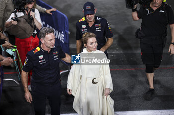2024-03-09 - HORNER Christian (gbr), Team Principal of Red Bull Racing, portrait NEWEY Adrian (gbr), Chief Technical Officer of Red Bull Racing, portrait Geri Halliwell, portrait during the Formula 1 STC Saudi Arabian Grand Prix 2024, 2nd round of the 2024 Formula One World Championship from March 7 to 9, 2024 on the Jeddah Corniche Circuit, in Jeddah, Saudi Arabia - F1 - SAUDI ARABIAN GRAND PRIX 2024 - FORMULA 1 - MOTORS