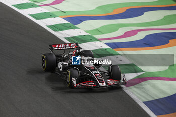 2024-03-09 - 20 MAGNUSSEN Kevin (den), Haas F1 Team VF-24 Ferrari, action during the Formula 1 STC Saudi Arabian Grand Prix 2024, 2nd round of the 2024 Formula One World Championship from March 7 to 9, 2024 on the Jeddah Corniche Circuit, in Jeddah, Saudi Arabia - F1 - SAUDI ARABIAN GRAND PRIX 2024 - FORMULA 1 - MOTORS