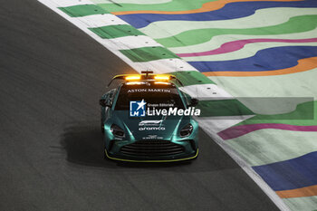 2024-03-09 - Aston Martin F1 Team, safety car, during the Formula 1 STC Saudi Arabian Grand Prix 2024, 2nd round of the 2024 Formula One World Championship from March 7 to 9, 2024 on the Jeddah Corniche Circuit, in Jeddah, Saudi Arabia - F1 - SAUDI ARABIAN GRAND PRIX 2024 - FORMULA 1 - MOTORS