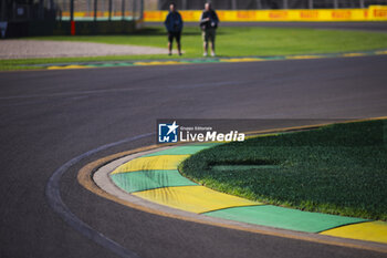 2024-03-20 - Kerbs detail during the Formula 1 Rolex Australian Grand Prix 2024, 3rd round of the 2024 Formula One World Championship from March 22 to 24, 2024 on the Albert Park Circuit, in Melbourne, Australia - F1 - AUSTRALIAN GRAND PRIX 2024 - FORMULA 1 - MOTORS