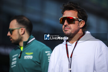 2024-03-20 - ALONSO Fernando (spa), Aston Martin F1 Team AMR24, portrait during the Formula 1 Rolex Australian Grand Prix 2024, 3rd round of the 2024 Formula One World Championship from March 22 to 24, 2024 on the Albert Park Circuit, in Melbourne, Australia - F1 - AUSTRALIAN GRAND PRIX 2024 - FORMULA 1 - MOTORS