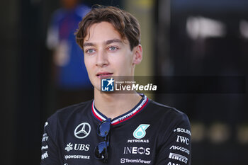 2024-03-21 - RUSSELL George (gbr), Mercedes AMG F1 Team W15, portrait during the Formula 1 Rolex Australian Grand Prix 2024, 3rd round of the 2024 Formula One World Championship from March 22 to 24, 2024 on the Albert Park Circuit, in Melbourne, Australia - F1 - AUSTRALIAN GRAND PRIX 2024 - FORMULA 1 - MOTORS