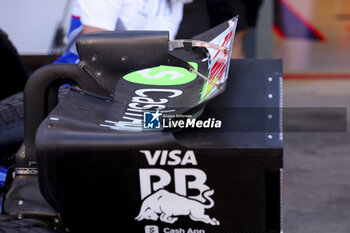 2024-03-22 - Visa Cash App RB F1 Team VCARB 01, mechanical detail of the rear wing profiles during the Formula 1 Rolex Australian Grand Prix 2024, 3rd round of the 2024 Formula One World Championship from March 22 to 24, 2024 on the Albert Park Circuit, in Melbourne, Australia - F1 - AUSTRALIAN GRAND PRIX 2024 - FORMULA 1 - MOTORS
