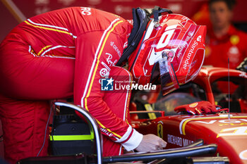 2024-03-22 - LECLERC Charles (mco), Scuderia Ferrari SF-24, portrait during the Formula 1 Rolex Australian Grand Prix 2024, 3rd round of the 2024 Formula One World Championship from March 22 to 24, 2024 on the Albert Park Circuit, in Melbourne, Australia - F1 - AUSTRALIAN GRAND PRIX 2024 - FORMULA 1 - MOTORS