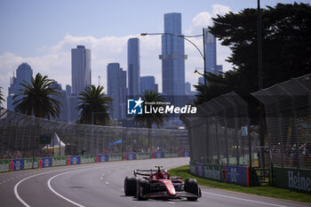 2024-03-22 - 55 SAINZ Carlos (spa), Scuderia Ferrari SF-24, action during the Formula 1 Rolex Australian Grand Prix 2024, 3rd round of the 2024 Formula One World Championship from March 22 to 24, 2024 on the Albert Park Circuit, in Melbourne, Australia - F1 - AUSTRALIAN GRAND PRIX 2024 - FORMULA 1 - MOTORS