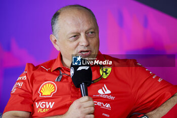 2024-03-22 - VASSEUR Frédéric (fra), Team Principal & General Manager of the Scuderia Ferrari, portrait during the Formula 1 Rolex Australian Grand Prix 2024, 3rd round of the 2024 Formula One World Championship from March 22 to 24, 2024 on the Albert Park Circuit, in Melbourne, Australia - F1 - AUSTRALIAN GRAND PRIX 2024 - FORMULA 1 - MOTORS