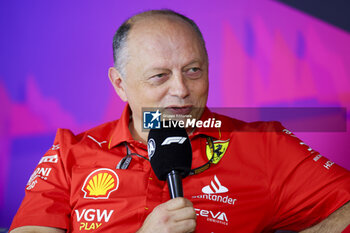 2024-03-22 - VASSEUR Frédéric (fra), Team Principal & General Manager of the Scuderia Ferrari, portrait during the Formula 1 Rolex Australian Grand Prix 2024, 3rd round of the 2024 Formula One World Championship from March 22 to 24, 2024 on the Albert Park Circuit, in Melbourne, Australia - F1 - AUSTRALIAN GRAND PRIX 2024 - FORMULA 1 - MOTORS