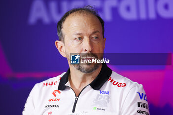 2024-03-22 - BAYER Peter, CEO of Visa Cash App RB F1 Team, portrait during the Formula 1 Rolex Australian Grand Prix 2024, 3rd round of the 2024 Formula One World Championship from March 22 to 24, 2024 on the Albert Park Circuit, in Melbourne, Australia - F1 - AUSTRALIAN GRAND PRIX 2024 - FORMULA 1 - MOTORS