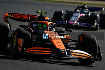 2024-03-22 - 04 NORRIS Lando (gbr), McLaren F1 Team MCL38, action during the Formula 1 Rolex Australian Grand Prix 2024, 3rd round of the 2024 Formula One World Championship from March 22 to 24, 2024 on the Albert Park Circuit, in Melbourne, Australia - F1 - AUSTRALIAN GRAND PRIX 2024 - FORMULA 1 - MOTORS
