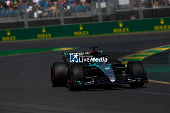 2024-03-22 - 63 RUSSELL George (gbr), Mercedes AMG F1 Team W15, action during the Formula 1 Rolex Australian Grand Prix 2024, 3rd round of the 2024 Formula One World Championship from March 22 to 24, 2024 on the Albert Park Circuit, in Melbourne, Australia - F1 - AUSTRALIAN GRAND PRIX 2024 - FORMULA 1 - MOTORS