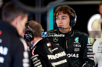 2024-03-22 - RUSSELL George (gbr), Mercedes AMG F1 Team W15, portrait during the Formula 1 Rolex Australian Grand Prix 2024, 3rd round of the 2024 Formula One World Championship from March 22 to 24, 2024 on the Albert Park Circuit, in Melbourne, Australia - F1 - AUSTRALIAN GRAND PRIX 2024 - FORMULA 1 - MOTORS