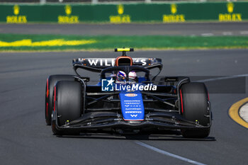 2024-03-22 - 02 SARGEANT Logan (usa), Williams Racing FW46, action during the Formula 1 Rolex Australian Grand Prix 2024, 3rd round of the 2024 Formula One World Championship from March 22 to 24, 2024 on the Albert Park Circuit, in Melbourne, Australia - F1 - AUSTRALIAN GRAND PRIX 2024 - FORMULA 1 - MOTORS