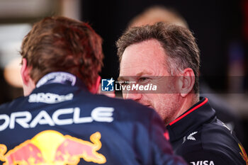 2024-03-22 - HORNER Christian (gbr), Team Principal of Red Bull Racing, portrait VERSTAPPEN Max (ned), Red Bull Racing RB20, portrait during the Formula 1 Rolex Australian Grand Prix 2024, 3rd round of the 2024 Formula One World Championship from March 22 to 24, 2024 on the Albert Park Circuit, in Melbourne, Australia - F1 - AUSTRALIAN GRAND PRIX 2024 - FORMULA 1 - MOTORS
