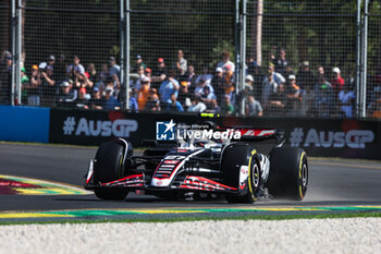 2024-03-22 - 27 HULKENBERG Nico (ger), Haas F1 Team VF-24 Ferrari, action during the Formula 1 Rolex Australian Grand Prix 2024, 3rd round of the 2024 Formula One World Championship from March 22 to 24, 2024 on the Albert Park Circuit, in Melbourne, Australia - F1 - AUSTRALIAN GRAND PRIX 2024 - FORMULA 1 - MOTORS