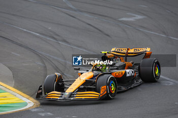 2024-03-23 - 04 NORRIS Lando (gbr), McLaren F1 Team MCL38, action during the Formula 1 Rolex Australian Grand Prix 2024, 3rd round of the 2024 Formula One World Championship from March 22 to 24, 2024 on the Albert Park Circuit, in Melbourne, Australia - F1 - AUSTRALIAN GRAND PRIX 2024 - FORMULA 1 - MOTORS