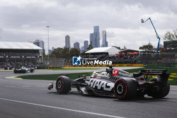 2024-03-23 - 20 MAGNUSSEN Kevin (den), Haas F1 Team VF-24 Ferrari, action during the Formula 1 Rolex Australian Grand Prix 2024, 3rd round of the 2024 Formula One World Championship from March 22 to 24, 2024 on the Albert Park Circuit, in Melbourne, Australia - F1 - AUSTRALIAN GRAND PRIX 2024 - FORMULA 1 - MOTORS