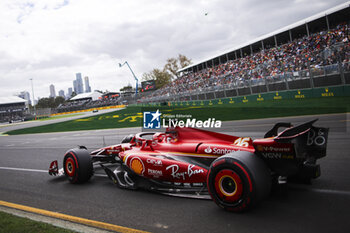 2024-03-23 - 16 LECLERC Charles (mco), Scuderia Ferrari SF-24, action during the Formula 1 Rolex Australian Grand Prix 2024, 3rd round of the 2024 Formula One World Championship from March 22 to 24, 2024 on the Albert Park Circuit, in Melbourne, Australia - F1 - AUSTRALIAN GRAND PRIX 2024 - FORMULA 1 - MOTORS