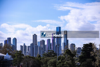 2024-03-23 - Melbourne skyline landscape, paysage, during the Formula 1 Rolex Australian Grand Prix 2024, 3rd round of the 2024 Formula One World Championship from March 22 to 24, 2024 on the Albert Park Circuit, in Melbourne, Australia - F1 - AUSTRALIAN GRAND PRIX 2024 - FORMULA 1 - MOTORS
