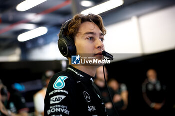 2024-03-23 - RUSSELL George (gbr), Mercedes AMG F1 Team W15, portrait during the Formula 1 Rolex Australian Grand Prix 2024, 3rd round of the 2024 Formula One World Championship from March 22 to 24, 2024 on the Albert Park Circuit, in Melbourne, Australia - F1 - AUSTRALIAN GRAND PRIX 2024 - FORMULA 1 - MOTORS