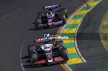 2024-03-24 - 27 HULKENBERG Nico (ger), Haas F1 Team VF-24 Ferrari, action during the Formula 1 Rolex Australian Grand Prix 2024, 3rd round of the 2024 Formula One World Championship from March 22 to 24, 2024 on the Albert Park Circuit, in Melbourne, Australia - F1 - AUSTRALIAN GRAND PRIX 2024 - FORMULA 1 - MOTORS