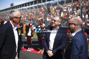 2024-03-24 - DOMENICALI Stefano (ita), Chairman and CEO Formula One Group FOG, portrait FIA Staff during the Formula 1 Rolex Australian Grand Prix 2024, 3rd round of the 2024 Formula One World Championship from March 22 to 24, 2024 on the Albert Park Circuit, in Melbourne, Australia - F1 - AUSTRALIAN GRAND PRIX 2024 - FORMULA 1 - MOTORS