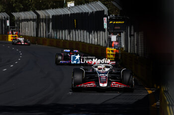 2024-03-24 - 20 MAGNUSSEN Kevin (den), Haas F1 Team VF-24 Ferrari, action during the Formula 1 Rolex Australian Grand Prix 2024, 3rd round of the 2024 Formula One World Championship from March 22 to 24, 2024 on the Albert Park Circuit, in Melbourne, Australia - F1 - AUSTRALIAN GRAND PRIX 2024 - FORMULA 1 - MOTORS