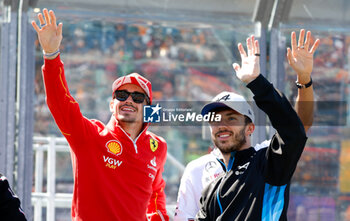 2024-03-24 - LECLERC Charles (mco), Scuderia Ferrari SF-24, portrait GASLY Pierre (fra), Alpine F1 Team A524, portrait during the Formula 1 Rolex Australian Grand Prix 2024, 3rd round of the 2024 Formula One World Championship from March 22 to 24, 2024 on the Albert Park Circuit, in Melbourne, Australia - F1 - AUSTRALIAN GRAND PRIX 2024 - FORMULA 1 - MOTORS
