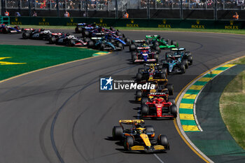 2024-03-24 - Start during the Formula 1 Rolex Australian Grand Prix 2024, 3rd round of the 2024 Formula One World Championship from March 22 to 24, 2024 on the Albert Park Circuit, in Melbourne, Australia - F1 - AUSTRALIAN GRAND PRIX 2024 - FORMULA 1 - MOTORS