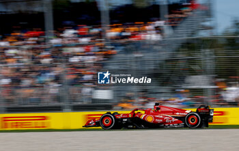 2024-03-24 - 16 LECLERC Charles (mco), Scuderia Ferrari SF-24, action during the Formula 1 Rolex Australian Grand Prix 2024, 3rd round of the 2024 Formula One World Championship from March 22 to 24, 2024 on the Albert Park Circuit, in Melbourne, Australia - F1 - AUSTRALIAN GRAND PRIX 2024 - FORMULA 1 - MOTORS