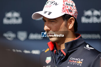 2024-04-04 - PEREZ Sergio (mex), Red Bull Racing RB20, portrait, during the Formula 1 MSC Cruises Japanese Grand Prix 2024, 4th round of the 2024 Formula One World Championship from April 5 to 7, 2024 on the Suzuka International Racing Course, in Suzuka, Japan - F1 - JAPANESE GRAND PRIX 2024 - FORMULA 1 - MOTORS