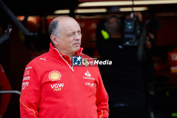 2024-04-04 - VASSEUR Frédéric (fra), Team Principal & General Manager of the Scuderia Ferrari, portrait, during the Formula 1 MSC Cruises Japanese Grand Prix 2024, 4th round of the 2024 Formula One World Championship from April 5 to 7, 2024 on the Suzuka International Racing Course, in Suzuka, Japan - F1 - JAPANESE GRAND PRIX 2024 - FORMULA 1 - MOTORS