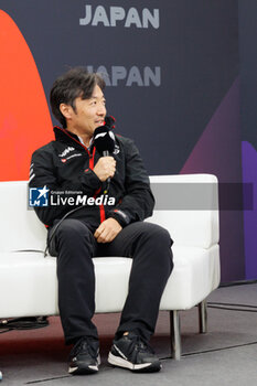 2024-04-05 - KOMATSU Ayao (jpn), Team Principal of Haas F1 team, portrait, conference de presse, press conference, during the Formula 1 MSC Cruises Japanese Grand Prix 2024, 4th round of the 2024 Formula One World Championship from April 5 to 7, 2024 on the Suzuka International Racing Course, in Suzuka, Japan - F1 - JAPANESE GRAND PRIX 2024 - FORMULA 1 - MOTORS