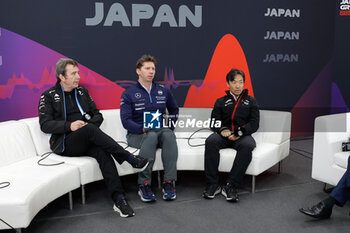 2024-04-05 - FAMIN Bruno (fra), Team Principal of Alpine F1 Team, portrait, VOWLES James, Team Principal of Williams Racing, portrait, KOMATSU Ayao (jpn), Team Principal of Haas F1 team, portrait, WOLFF Toto (aut), Team Principal & CEO of Mercedes AMG F1 Team, portrait, conference de presse, press conference, during the Formula 1 MSC Cruises Japanese Grand Prix 2024, 4th round of the 2024 Formula One World Championship from April 5 to 7, 2024 on the Suzuka International Racing Course, in Suzuka, Japan - F1 - JAPANESE GRAND PRIX 2024 - FORMULA 1 - MOTORS
