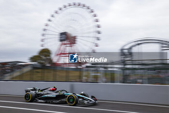 2024-04-05 - 44 HAMILTON Lewis (gbr), Mercedes AMG F1 Team W15, action during the Formula 1 MSC Cruises Japanese Grand Prix 2024, 4th round of the 2024 Formula One World Championship from April 5 to 7, 2024 on the Suzuka International Racing Course, in Suzuka, Japan - F1 - JAPANESE GRAND PRIX 2024 - FORMULA 1 - MOTORS
