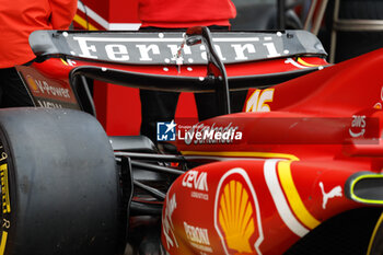 2024-04-05 - Higher Downforce Top Rear Wing and Lower Beam Wing designs, Scuderia Ferrari SF-24, mechanical detail, during the Formula 1 MSC Cruises Japanese Grand Prix 2024, 4th round of the 2024 Formula One World Championship from April 5 to 7, 2024 on the Suzuka International Racing Course, in Suzuka, Japan - F1 - JAPANESE GRAND PRIX 2024 - FORMULA 1 - MOTORS