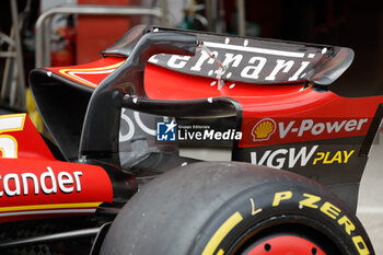 2024-04-05 - Higher Downforce Top Rear Wing and Lower Beam Wing designs, Scuderia Ferrari SF-24, mechanical detail, during the Formula 1 MSC Cruises Japanese Grand Prix 2024, 4th round of the 2024 Formula One World Championship from April 5 to 7, 2024 on the Suzuka International Racing Course, in Suzuka, Japan - F1 - JAPANESE GRAND PRIX 2024 - FORMULA 1 - MOTORS