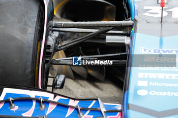 2024-04-05 - Alpine F1 Team A524, mechanical detail, New shape of all front wing elements and new end plate arrangement., during the Formula 1 MSC Cruises Japanese Grand Prix 2024, 4th round of the 2024 Formula One World Championship from April 5 to 7, 2024 on the Suzuka International Racing Course, in Suzuka, Japan - F1 - JAPANESE GRAND PRIX 2024 - FORMULA 1 - MOTORS