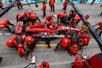2024-04-05 - Scuderia Ferrari SF-24, during the Formula 1 MSC Cruises Japanese Grand Prix 2024, 4th round of the 2024 Formula One World Championship from April 5 to 7, 2024 on the Suzuka International Racing Course, in Suzuka, Japan - F1 - JAPANESE GRAND PRIX 2024 - FORMULA 1 - MOTORS