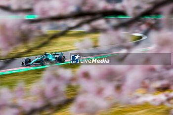2024-04-06 - 18 STROLL Lance (can), Aston Martin F1 Team AMR24, action during the Formula 1 MSC Cruises Japanese Grand Prix 2024, 4th round of the 2024 Formula One World Championship from April 5 to 7, 2024 on the Suzuka International Racing Course, in Suzuka, Japan - F1 - JAPANESE GRAND PRIX 2024 - FORMULA 1 - MOTORS