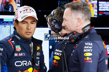 2024-04-06 - PEREZ Sergio (mex), Red Bull Racing RB20, portrait and HORNER Christian (gbr), Team Principal of Red Bull Racing, portrait during the Formula 1 MSC Cruises Japanese Grand Prix 2024, 4th round of the 2024 Formula One World Championship from April 5 to 7, 2024 on the Suzuka International Racing Course, in Suzuka, Japan - F1 - JAPANESE GRAND PRIX 2024 - FORMULA 1 - MOTORS