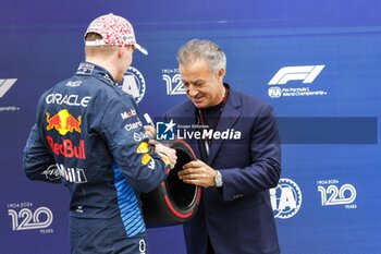 2024-04-06 - ALESI Jean (fra), Former F1 driver, portrait and VERSTAPPEN Max (ned), Red Bull Racing RB20, portrait during the Formula 1 MSC Cruises Japanese Grand Prix 2024, 4th round of the 2024 Formula One World Championship from April 5 to 7, 2024 on the Suzuka International Racing Course, in Suzuka, Japan - F1 - JAPANESE GRAND PRIX 2024 - FORMULA 1 - MOTORS