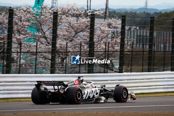 2024-04-06 - 20 MAGNUSSEN Kevin (den), Haas F1 Team VF-24 Ferrari, action during the Formula 1 MSC Cruises Japanese Grand Prix 2024, 4th round of the 2024 Formula One World Championship from April 5 to 7, 2024 on the Suzuka International Racing Course, in Suzuka, Japan - F1 - JAPANESE GRAND PRIX 2024 - FORMULA 1 - MOTORS
