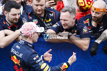 2024-04-07 - HORNER Christian (gbr), Team Principal of Red Bull Racing, portrait and VERSTAPPEN Max (ned), Red Bull Racing RB20, portrait during the Formula 1 MSC Cruises Japanese Grand Prix 2024, 4th round of the 2024 Formula One World Championship from April 5 to 7, 2024 on the Suzuka International Racing Course, in Suzuka, Japan - F1 - JAPANESE GRAND PRIX 2024 - FORMULA 1 - MOTORS
