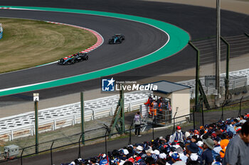 2024-04-07 - 44 HAMILTON Lewis (gbr), Mercedes AMG F1 Team W15, action and 63 RUSSELL George (gbr), Mercedes AMG F1 Team W15, action during the Formula 1 MSC Cruises Japanese Grand Prix 2024, 4th round of the 2024 Formula One World Championship from April 5 to 7, 2024 on the Suzuka International Racing Course, in Suzuka, Japan - F1 - JAPANESE GRAND PRIX 2024 - FORMULA 1 - MOTORS