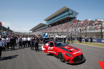2024-04-07 - FIA Mercedes-AMG GT Black Series Safety Car, grille de depart, starting grid, during the Formula 1 MSC Cruises Japanese Grand Prix 2024, 4th round of the 2024 Formula One World Championship from April 5 to 7, 2024 on the Suzuka International Racing Course, in Suzuka, Japan - F1 - JAPANESE GRAND PRIX 2024 - FORMULA 1 - MOTORS