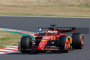 2024-04-07 - 16 LECLERC Charles (mco), Scuderia Ferrari SF-24, action during the Formula 1 MSC Cruises Japanese Grand Prix 2024, 4th round of the 2024 Formula One World Championship from April 5 to 7, 2024 on the Suzuka International Racing Course, in Suzuka, Japan - F1 - JAPANESE GRAND PRIX 2024 - FORMULA 1 - MOTORS